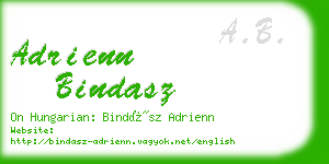 adrienn bindasz business card